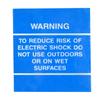 Kirby Scuff Plate Label Blue view 1