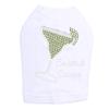 Margarita - Rhinestone with Cocktail Canine - Dog Tank, 2XL White view 1