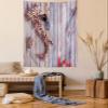 Ambesonne Winery Tapestry, Map of Italy Sardinia and Sicily Old Corks on Old Rustic Wooden Table, Wall Hanging for Bedroom Living Room Dorm Decor, 40" X 60", Purple Red Sand Brown view 1