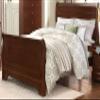 Homelegance Abbeville Full Sleigh Bedframe, Cherry view 1