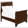 Homelegance Abbeville Full Sleigh Bedframe, Cherry view 3