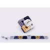 Agayof Travel Hanukkah Menorah: Dreidel Shaped 7.5 X 30 cm / 2.95" X 11.81" - Silver Grey Gold Black mn011 view 1