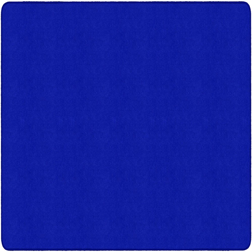 Flagship Carpets Americolors Collection Double Stitched and Serged Edges Carpet for Living Room, Bedroom, Entryway and Playroom Mat, 6' x 9', Solid Royal Blue