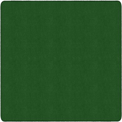 Flagship Carpets Americolors Collection Double Stitched and Serged Edges Carpet for Living Room, Bedroom, Entryway and Playroom Mat, 6' x 9', Solid Clover Green