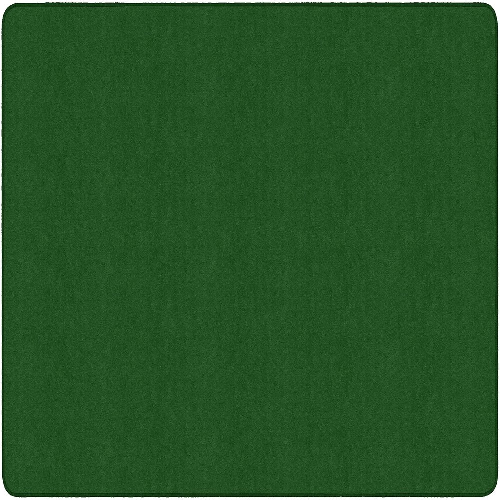 Flagship Carpets Americolors Collection Double Stitched and Serged Edges Carpet for Living Room, Bedroom, Entryway and Playroom Mat, 6' x 9', Solid Clover Green