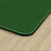 Flagship Carpets Americolors Collection Double Stitched and Serged Edges Carpet for Living Room, Bedroom, Entryway and Playroom Mat, 6' x 9', Solid Clover Green view 4