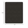 Flagship Carpets Americolors Collection Double Stitched and Serged Edges Carpet for Living Room, Bedroom, Entryway and Playroom Mat, 6' x 9', Solid Chocolate view 2