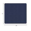 Flagship Carpets Americolors Collection Double Stitched and Serged Edges Carpet for Living Room, Bedroom, Entryway and Playroom Mat, 6' x 9', Solid Navy view 2