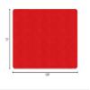 Flagship Carpets Americolors Collection Double Stitched and Serged Edges Carpet for Living Room, Bedroom, Entryway and Playroom Mat, 6' x 9', Solid Rowdy Red view 2