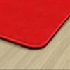 Flagship Carpets Americolors Collection Double Stitched and Serged Edges Carpet for Living Room, Bedroom, Entryway and Playroom Mat, 6' x 9', Solid Rowdy Red view 4
