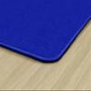 Flagship Carpets Americolors Collection Double Stitched and Serged Edges Carpet for Living Room, Bedroom, Entryway and Playroom Mat, 6' x 6', Solid Royal Blue view 4