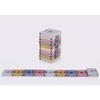 Agayof Hanukkah Menorah-Travel Belt 7.5 x 30cm / 12" x 3" - Silver Grey Gold Pink mn009 view 1