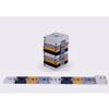Agayof Hanukkah Menorah-Travel Belt 7.5 x 30cm / 12" x 3" - Silver Grey Gold Black mn006 view 1