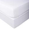 1 PC Fitted Sheet (Bottom Sheet Only) Fit Upto 20" inches Deep Pocket 800 Thread Count Egyptian Quality Cotton Solid (Twin, White). view 1