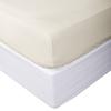 1 PC Fitted Sheet (Bottom Sheet Only) Fit Upto 20" inches Deep Pocket 800 Thread Count Egyptian Quality Cotton Solid (Twin XXL, Ivory). view 1