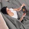 Empyrean Twin Sheets Set - 3 PC Super Soft Twin Bed Sheets - Double Brushed Microfiber Twin Sheet Set - Hotel Luxury Charcoal Gray Bed Sheets Twin Size, with 4 Corner Elastic Straps view 4