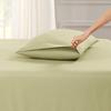 Empyrean Twin Sheets Set - 3 PC Super Soft Twin Bed Sheets - Double Brushed Microfiber Twin Sheet Set - Hotel Luxury Sage Olive Green Bed Sheets Twin Size, with 4 Corner Elastic Straps view 4