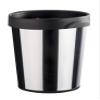 Wenko Universal Rubbish Bin 12 l Round, Stainless-Steel, Silver/Black, 26.5 x 26.5 x 33 cm view 1
