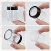 (Quantity: 6 Pieces) Beauticom 10G/10ML Acrylic Transparent Cylinder Sifter Container Jar with Clear Lid Window view 4