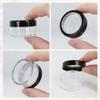 (Quantity: 12 Pieces) Beauticom 10G/10ML Acrylic Transparent Round Sifter Container Jar with Clear Lid Window view 4