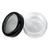 (Quantity: 48 Pieces) Beauticom 10G/10ML Acrylic Transparent Round Sifter Container Jar with Clear Lid Window view 2