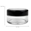 (Quantity: 48 Pieces) Beauticom 10G/10ML Acrylic Transparent Round Sifter Container Jar with Clear Lid Window view 3
