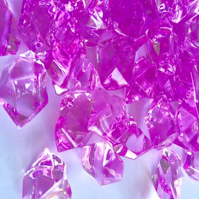 Lavender Acrylic Ice Rock Vase Gems or Table Scatters 8 lbs (Medium, Lavender)