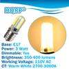 HQRP 4-Pack 110V E17 Base Silicone Crystal Dimmable LED Bulbs Warm White Compatible with GE General Electric WB36X10003 Light Bulb Replacement for Hotpoint/Kenmore/RCA Microwave view 3
