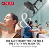 Delta Faucet 5-Spray Touch-Clean In2ition 2-in-1 Dual Hand Held Shower Head with Hose, Chrome 58569-PK view 3