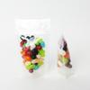 1000 - Stand Up Pouch 3.125" X 5.0" X 2.0" CLEAR/CLEAR w/zipper view 2