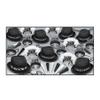 Beistle Chairman Assortment for 50 People, Black/Silver/White view 1