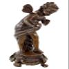 Kunst & Ambiente - Art Nouveau Figure - Fairy with Birds - Signed Auguste Moreau - Statues for Sale - Decorative Figurine - Bronze Sculpture view 2