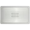 HUBERT Cold Food Pans Full Size Cover with Handle Solid Translucent view 1