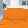 MattRest Luxury Silky-Soft 1800 Series Premium Collection - Wrinkle-Free 4-Piece Bed Sheet Set, Deep Pocket up to 16 inch, California King, Vibrant Orange view 1