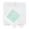 Andaz Press Floral Mint Green Wedding Collection, Personalized Square Label Stickers, Thank You for Celebrating with US, 40-Pack, Custom Name view 2