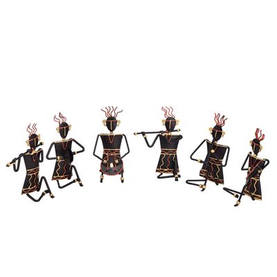 BHARAT HAAT Traditional Musical Men Joyus Decorative Piece BH05365