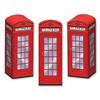 Beistle English Phone Booth Favor Boxes view 1
