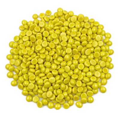 Gemnique Mini Glass Gems - Yellow Opaque (48 oz.)