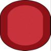 Joy Carpets Kid Essentials All Around 7'8" x 10'9" Oval in Color Red view 1