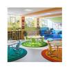 Joy Carpets Kid Essentials All Around Area Rug in Color Orange, 13'2" Round view 2