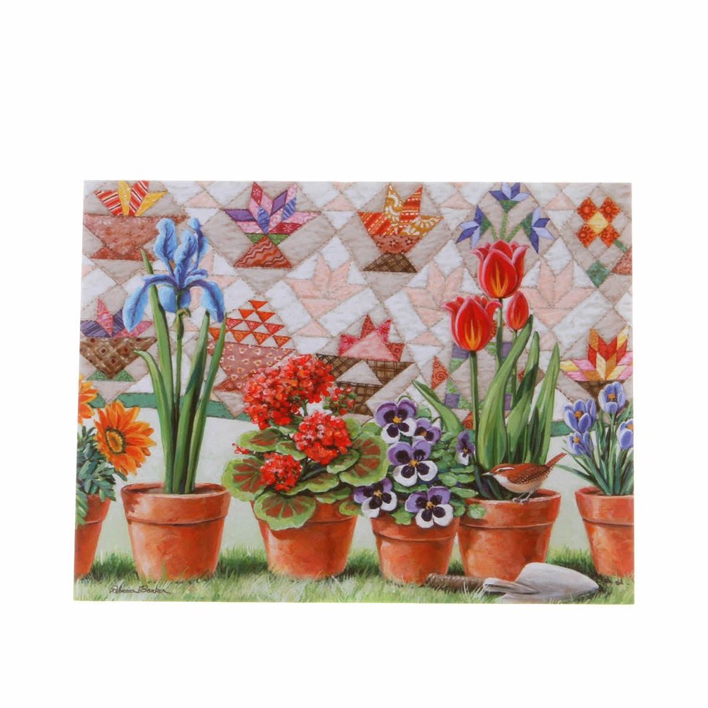 It Takes Two RB53 Boxed Note Cards Flower Pot Art and Craft Product