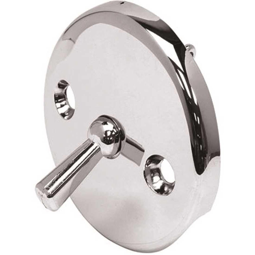 Proplus 900171 Proplus Round Overflow Trip Lever Plate, Clip Type, Chrome Plated - 900171