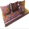 Arabic Floor Seating Set 2m Velvet Purple - Foam Filled view 1