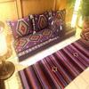 Arabic Floor Seating Set 2m Velvet Purple - Foam Filled view 2