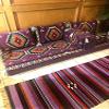 Arabic Floor Seating Set 2m Velvet Purple - Foam Filled view 3