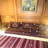 Arabic Floor Seating Set 2m Velvet Purple - Foam Filled view 4