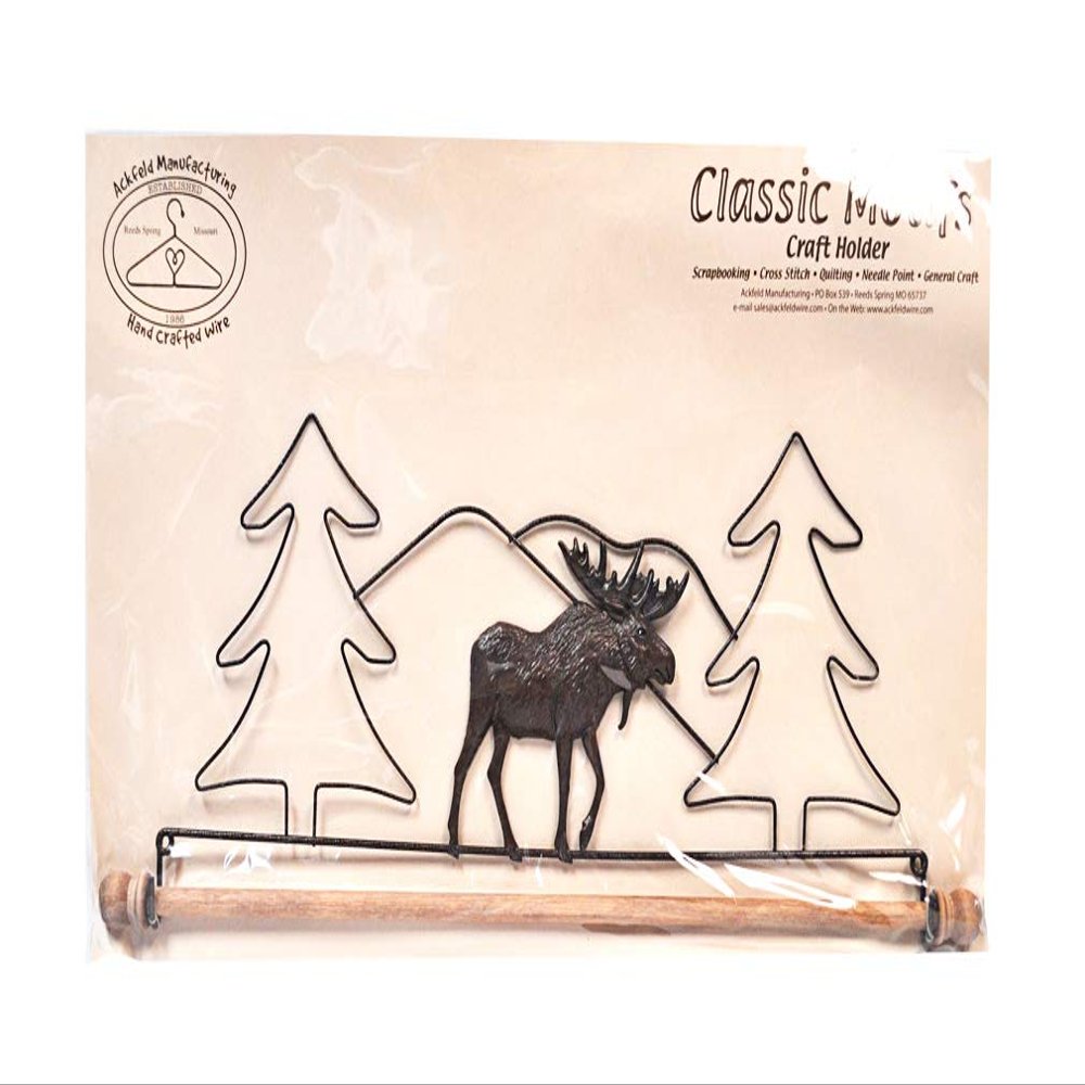 16in Tin Moose Fabric Hanger