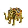 Decorative Elephant figurine trinket box. elephant collectible-- USA Seller view 2