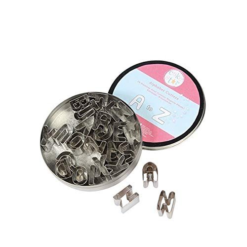 Cake Star Metal Alphabet Cutter Set - 26 Piece