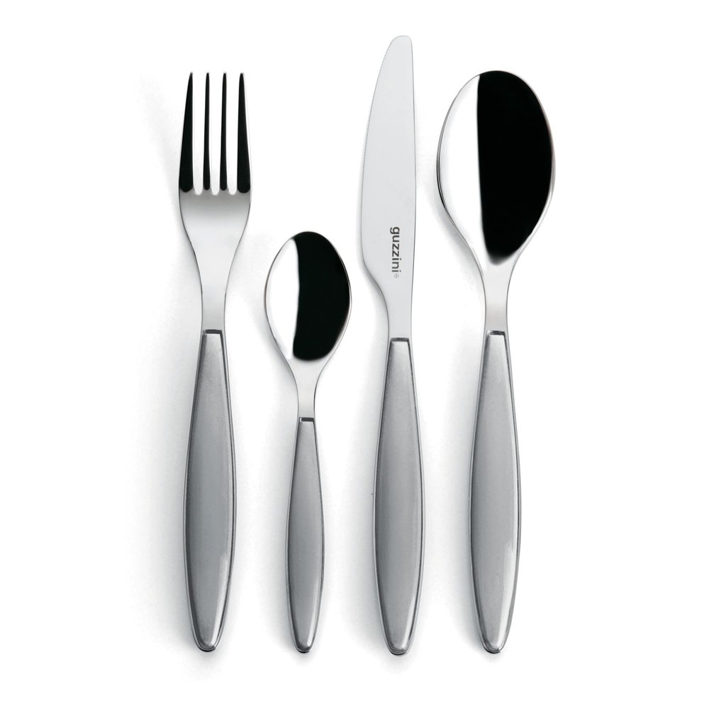 Guzzini Cutlery, ABS,SAN, 304 (18/10), Stainless Steel AISI 420 (Knife)